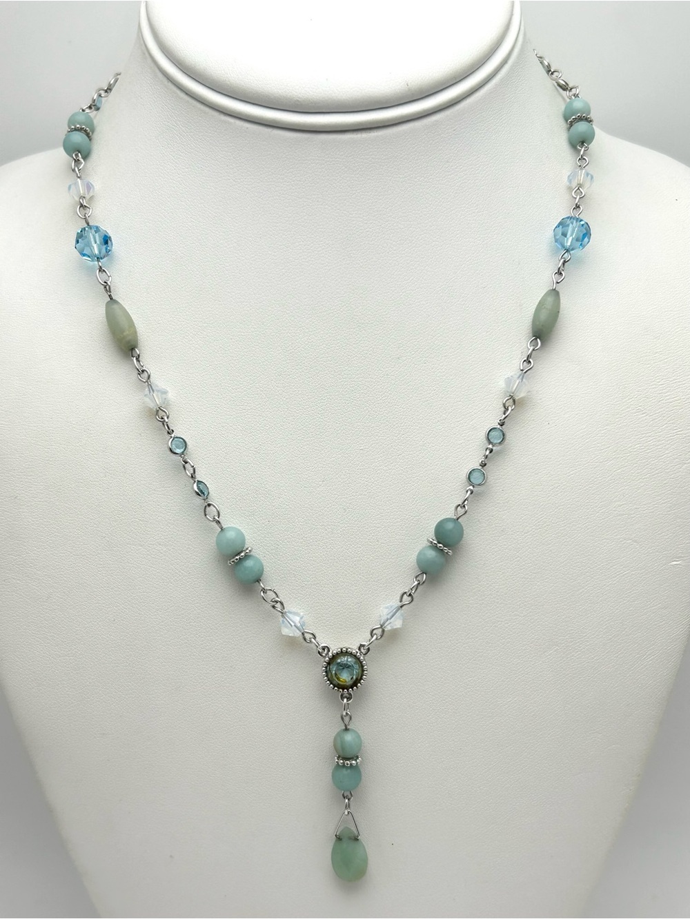 Swarovski Beaded Drop Necklace